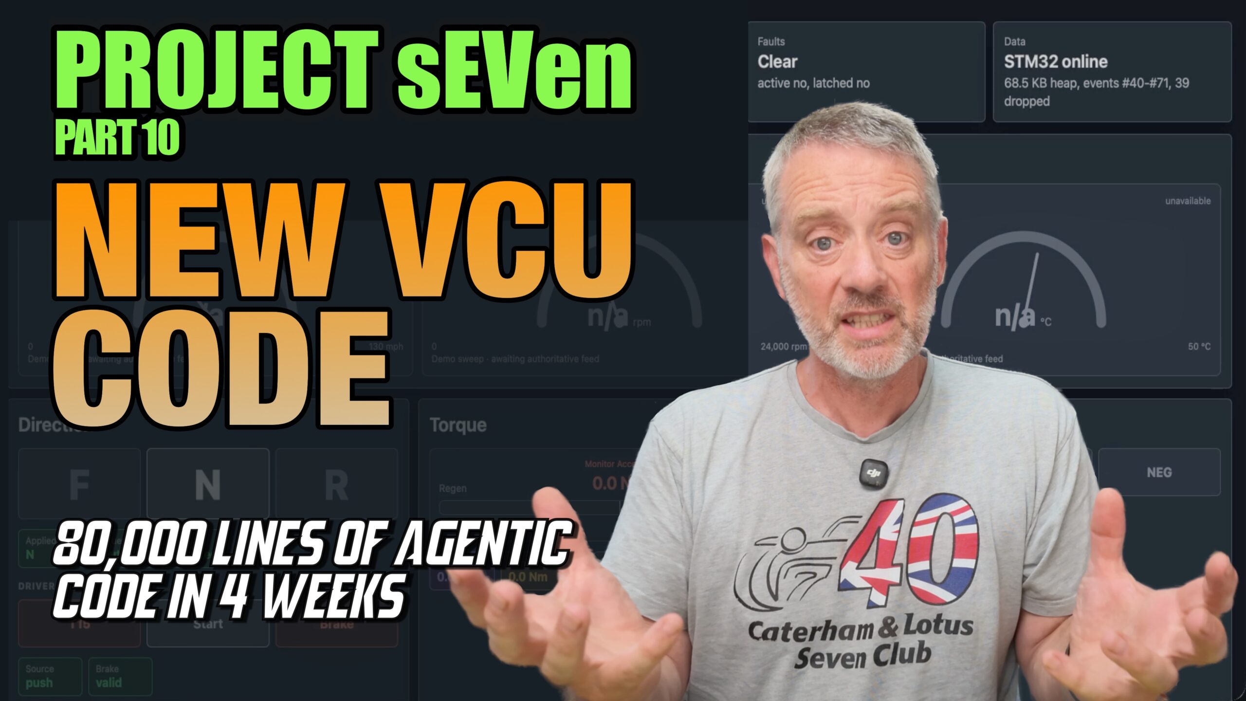 Project sEVen pt 10: Project Update and Software re-write with AI